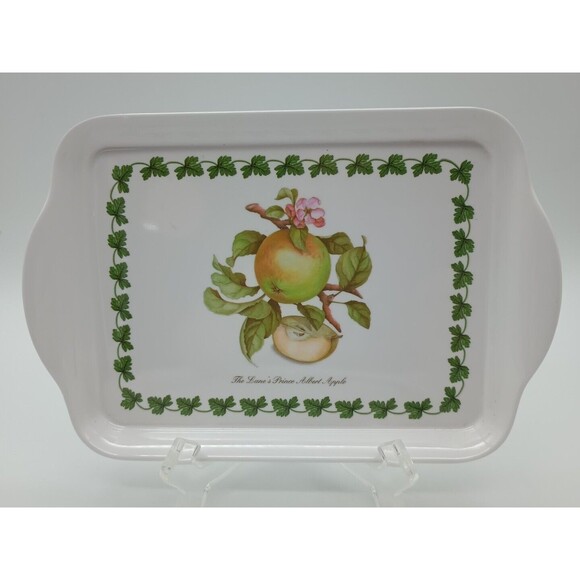 Portmeirion Botanical Tray The Lane's Prince Albert Apple Melamine Minor Damage - Picture 1 of 8